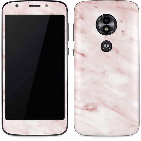 Pink Marble Moto E5 Play Skin